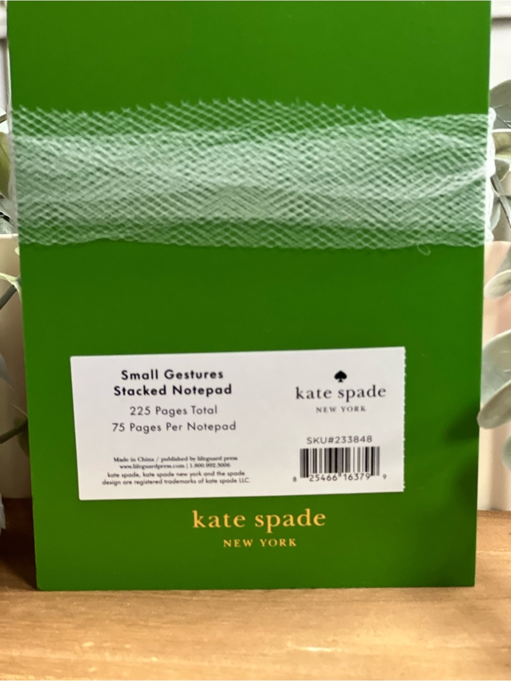 Kate Spade Stacked Notepad - Picture 2 of 2